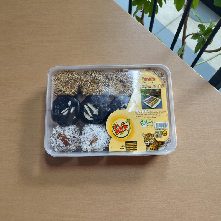 ترافل خرمایی پاریو تازه و بهداشتی و اصل